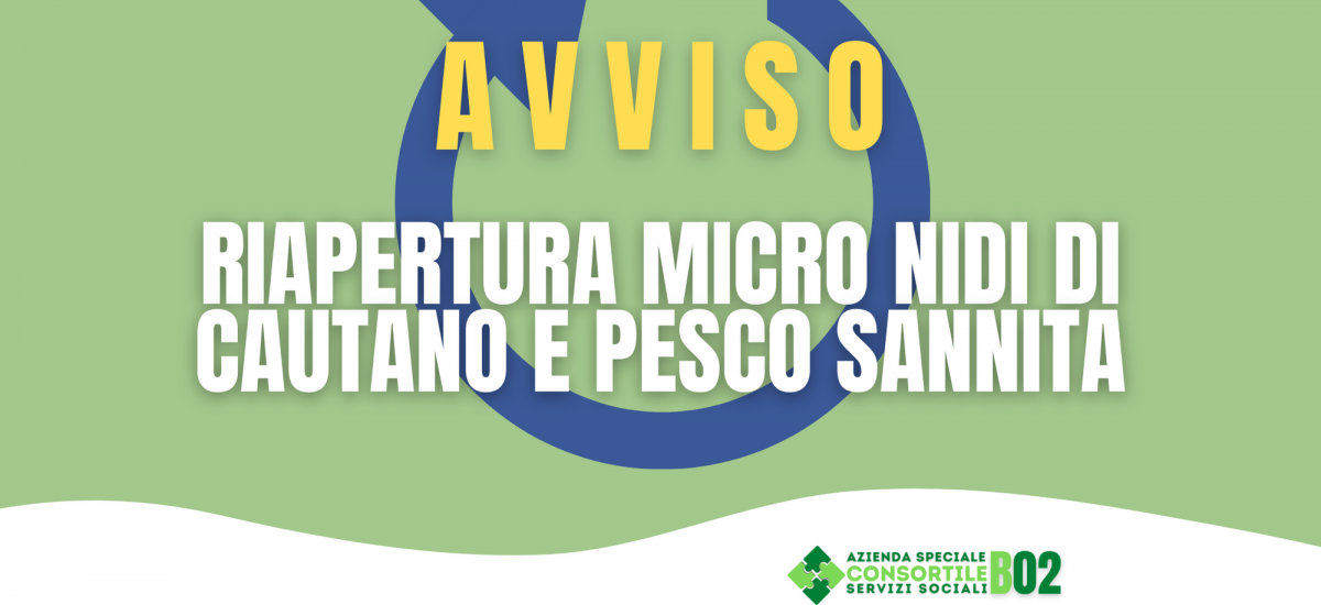 avviso riapertura micronidi