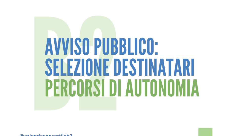 avviso percorsi di autonomia