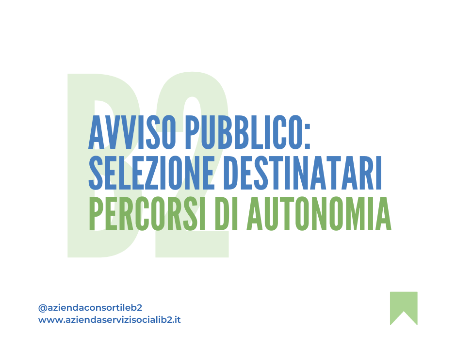 avviso percorsi di autonomia